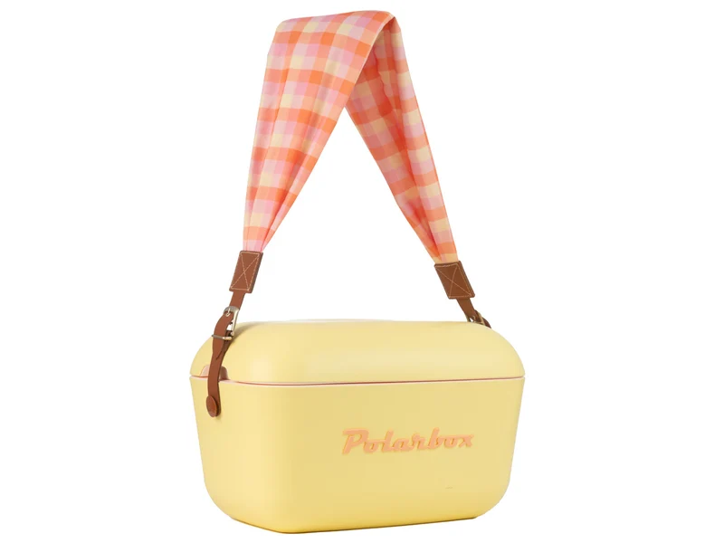 Polarbox Prinkstyle Strap Vichy Check Brown 91cm