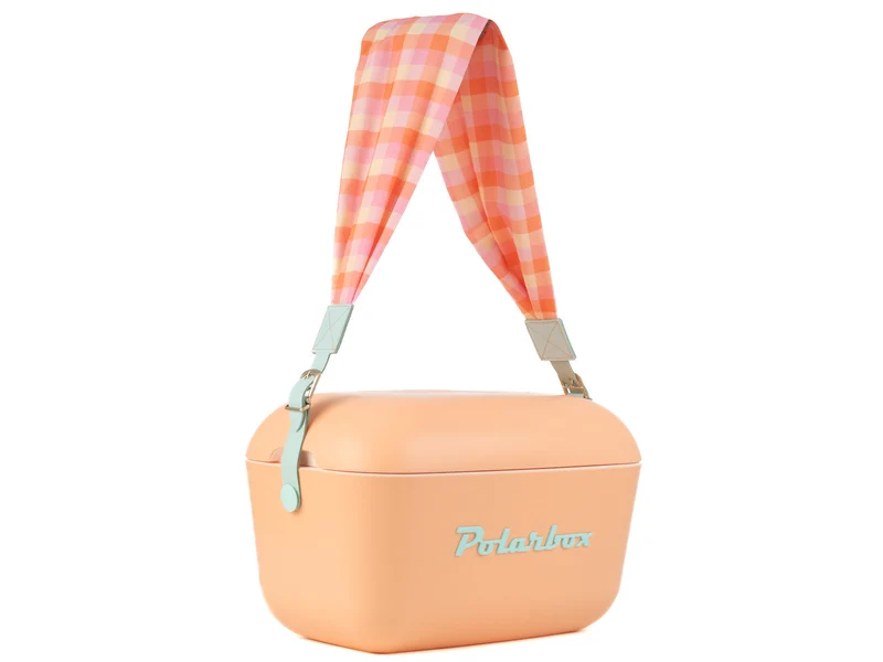 Polarbox Prinkstyle Strap Vichy Check Cyan 91cm