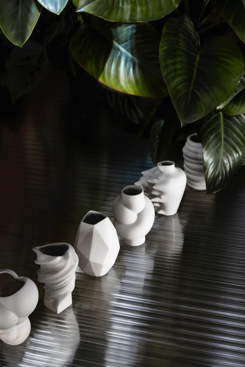 Rosenthal Squall Weiss Vase 15 cm