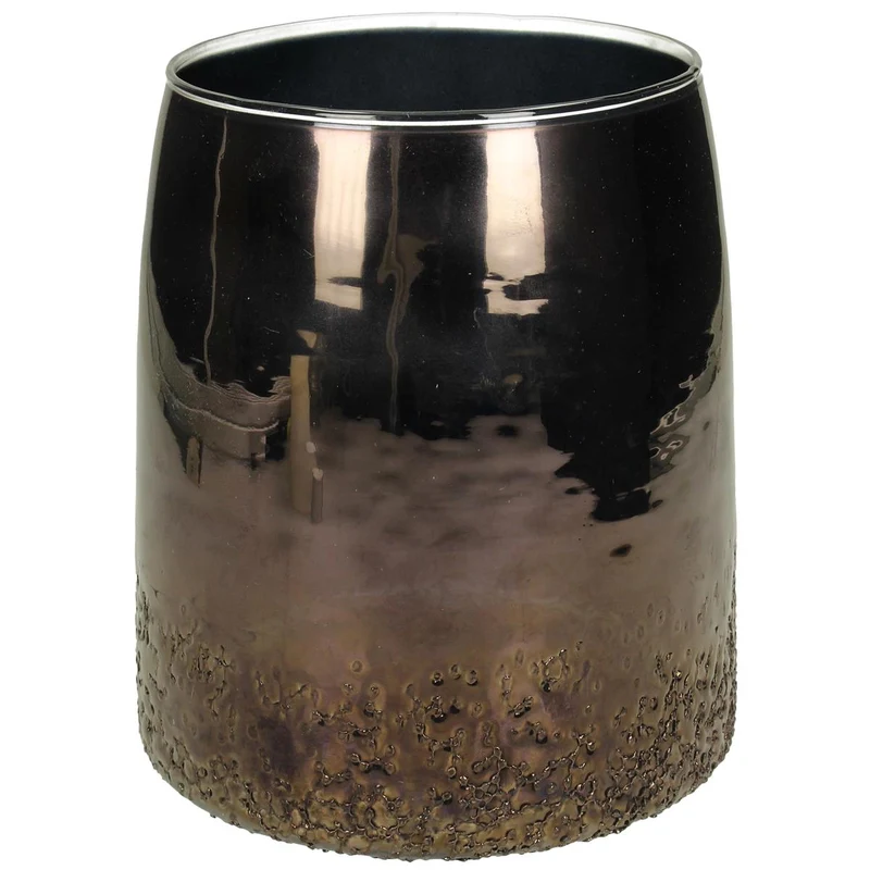 Vase Glas Blau 16x16x18cm