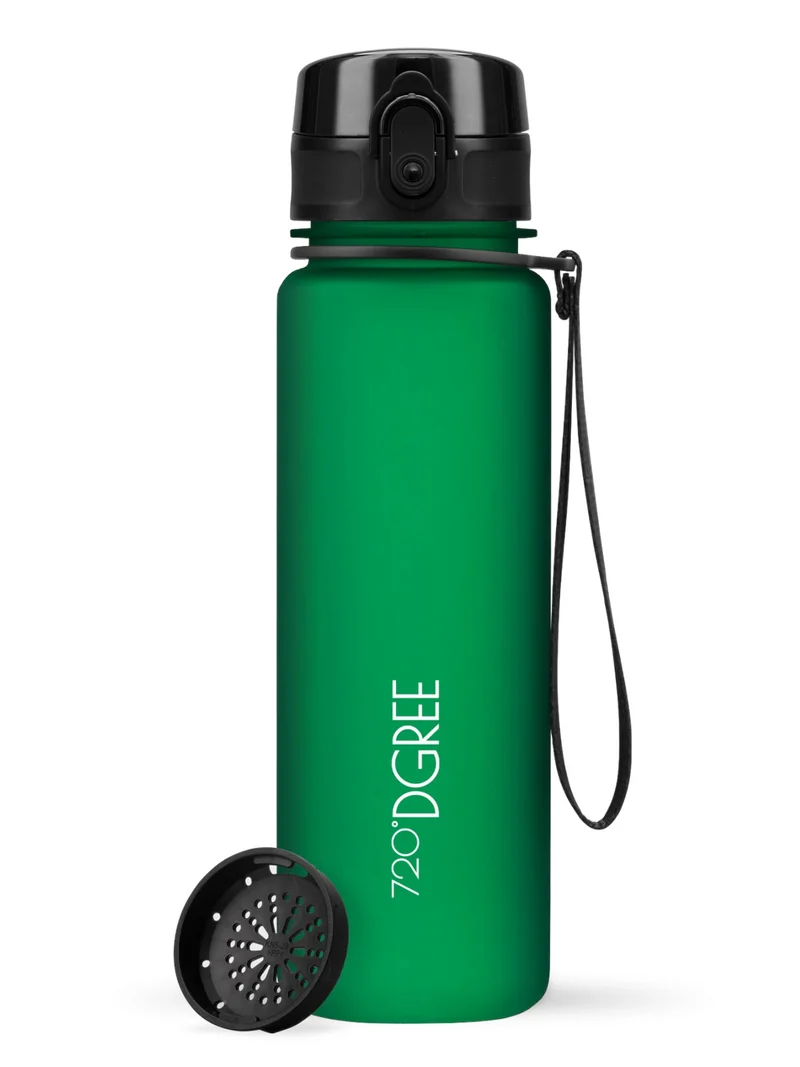 720°DGREE Trinkflasche uberBottle softTouch mit Sieb forest green 0,5l