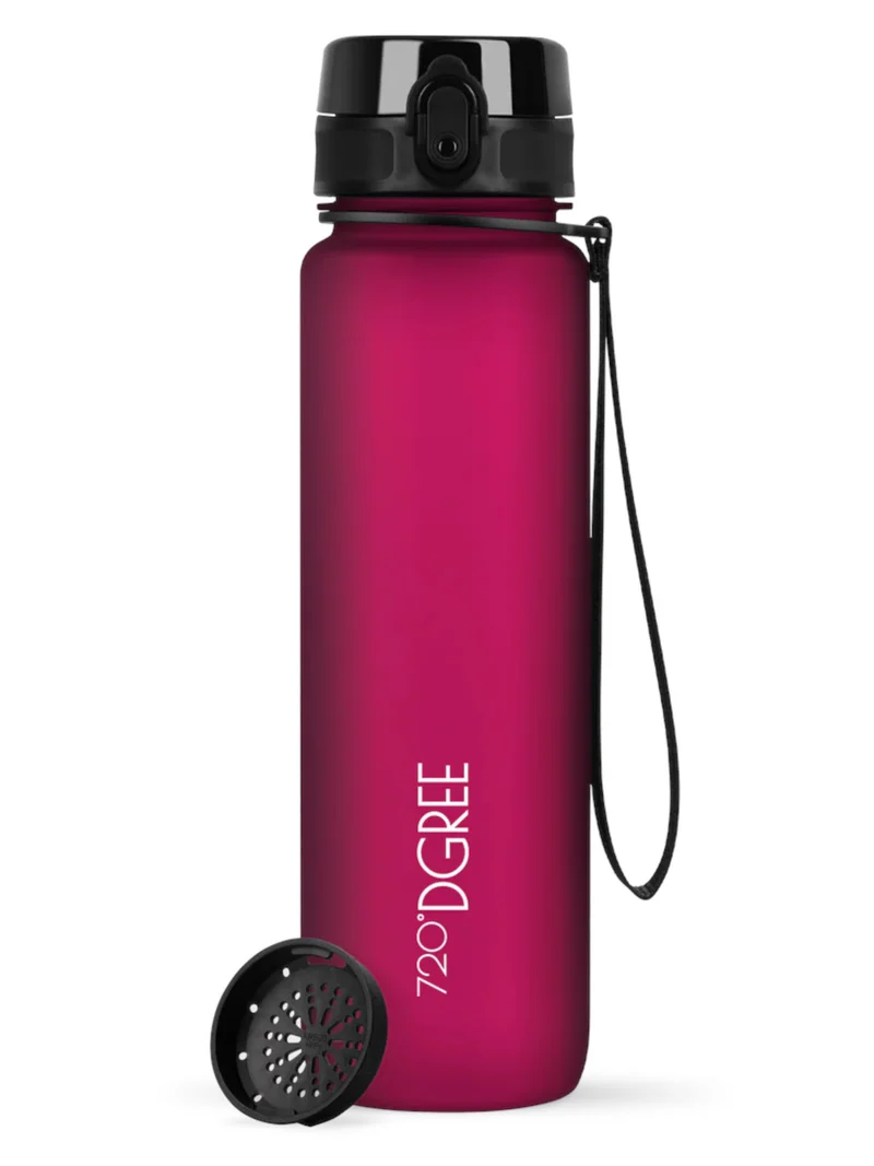 720°DGREE Trinkflasche uberBottle softTouch mit Sieb lavish plum 1l