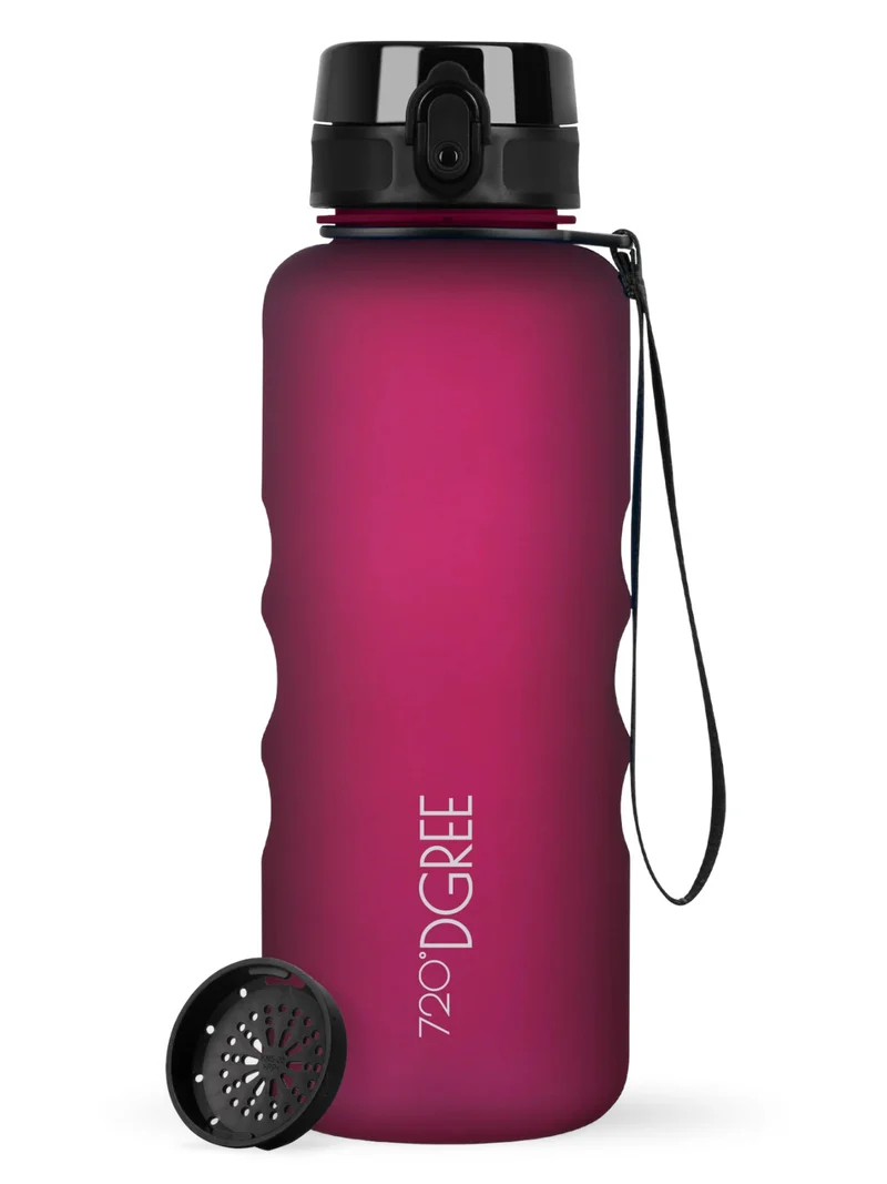 720°DGREE Trinkflasche uberBottle softTouch mit Sieb lavish plum 1,5l