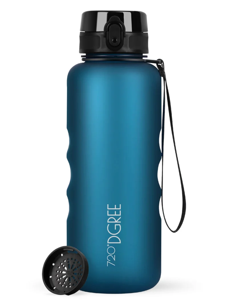 720°DGREE Trinkflasche uberBottle softTouch mit Sieb petrol blue 1,5l