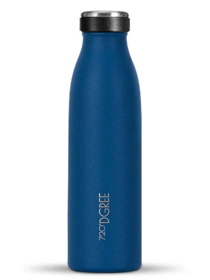 720°DGREE Isolier Trinkflasche milkyBottle Edelstahl deep blue powder robust 0,5l