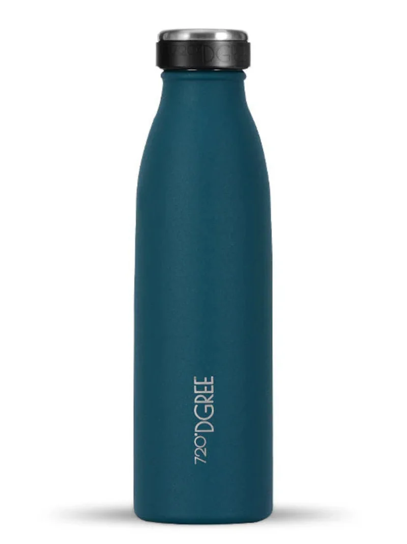 720°DGREE Isolier Trinkflasche milkyBottle Edelstahl smaragd green powder robust 0,5l