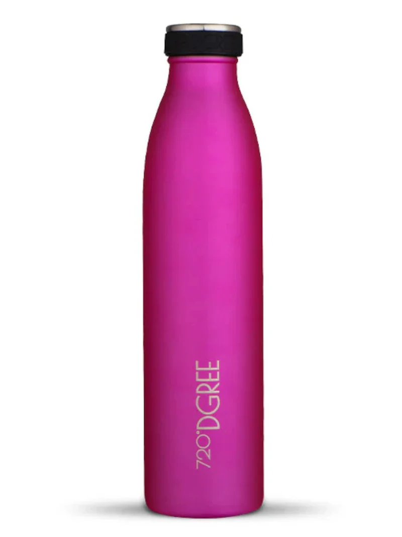 720°DGREE Isolier Trinkflasche milkyBottle Edelstahl fuchsia pink 0,75l