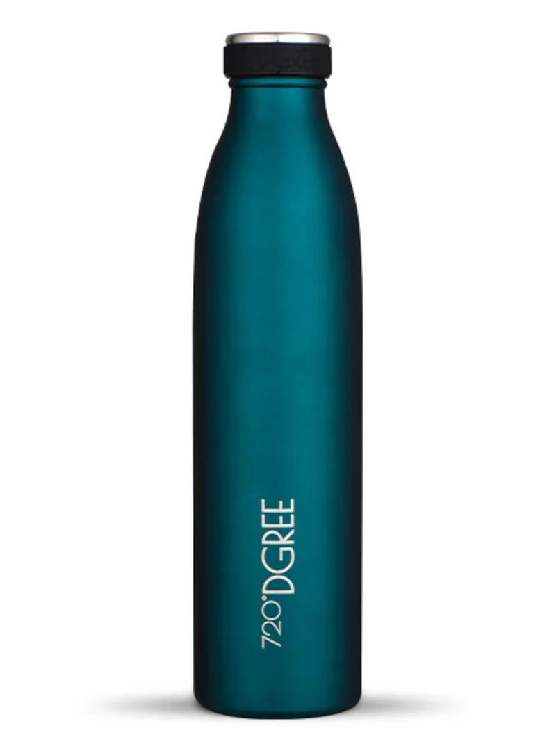 720°DGREE Isolier Trinkflasche milkyBottle Edelstahl smaragd green 0,75l