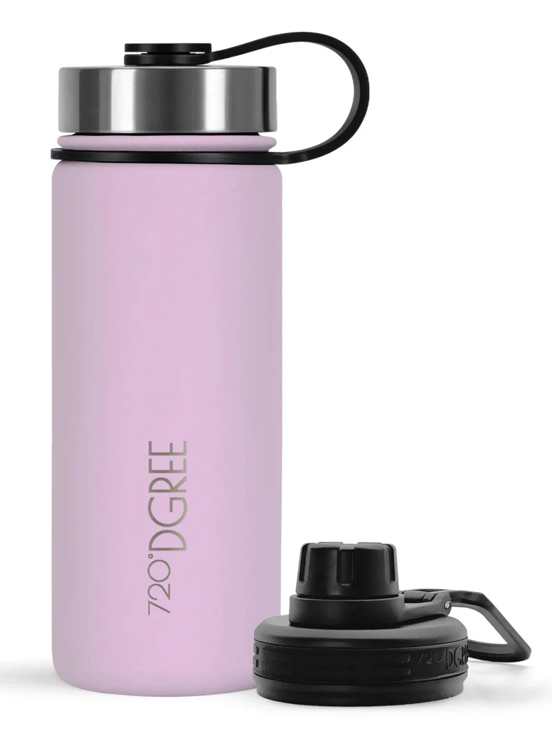 720°DGREE Isolier Trinkflasche noLimit Edelstahl mit Sportdeckel flieder 0,5l