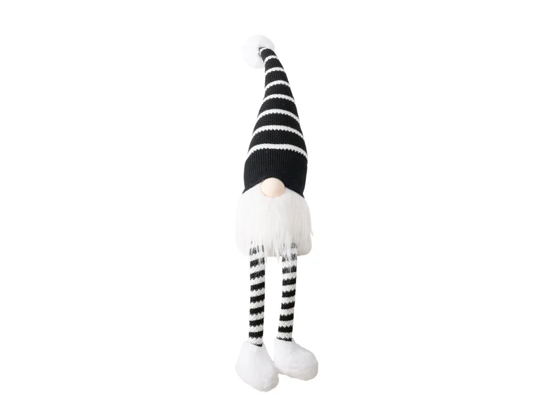Boltze Kuno Kantenhocker Wichtel schwarz weiß 80,4cm (1 Stück)
