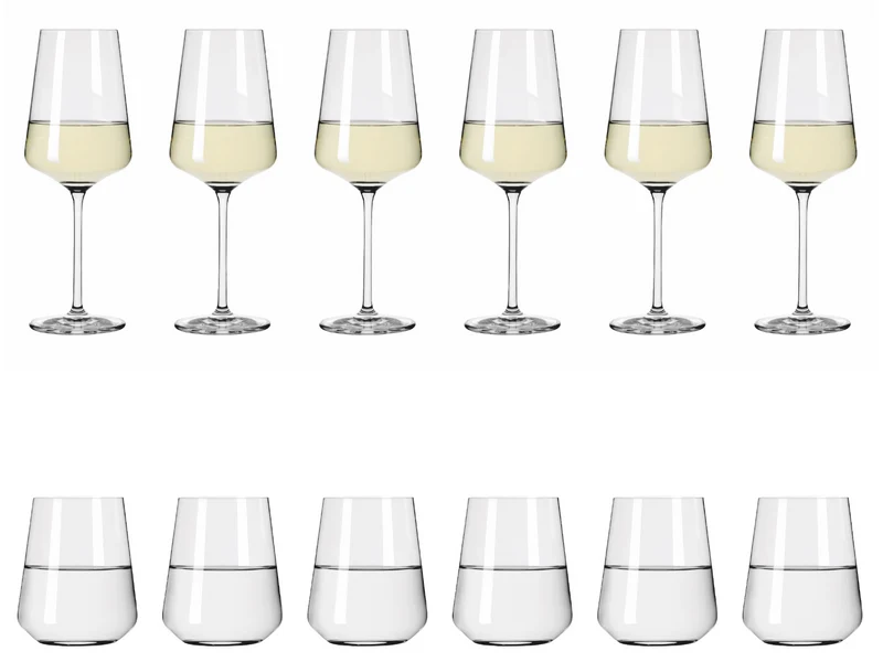 RITZENHOFF Lichtweiß Julie Weisswein/ Wasserglas Set (N. Niggemeier) F22 #1