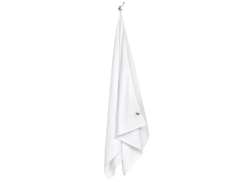 Dock & Bay Badehandtuch Waffelmuster S Crystal White 85x40cm