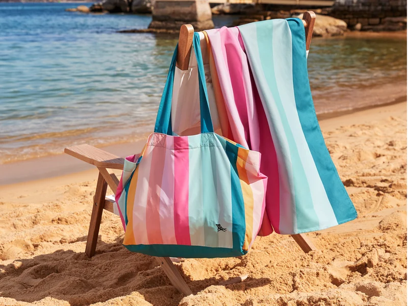 Dock & Bay Strandtasche faltbar Coastal Candy