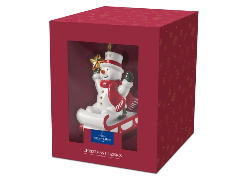 Villeroy & Boch Christmas Classics Ornament Schneemann 2025