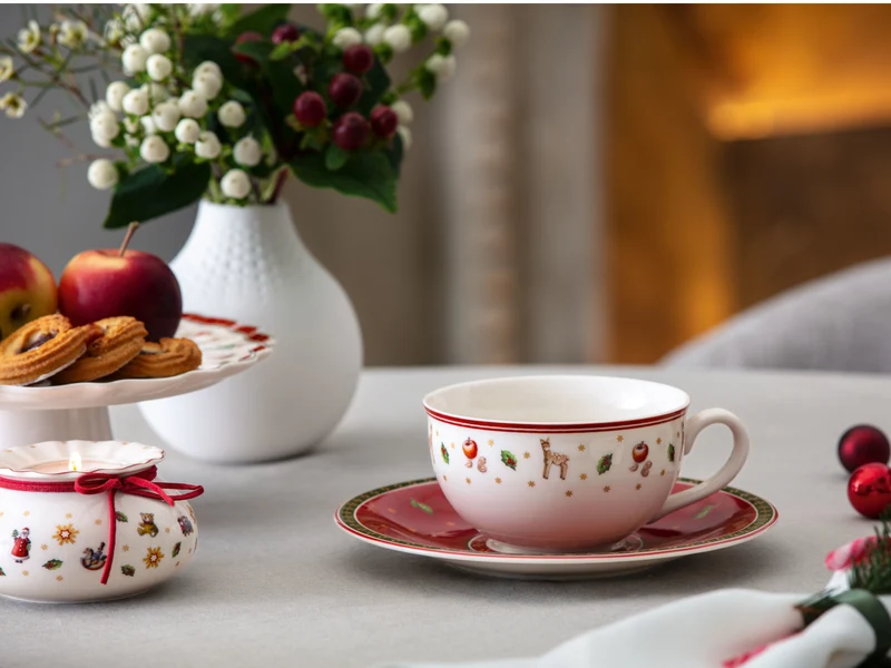 Villeroy & Boch Toy's Delight Specials Milchkaffee-Untertasse rot 19cm