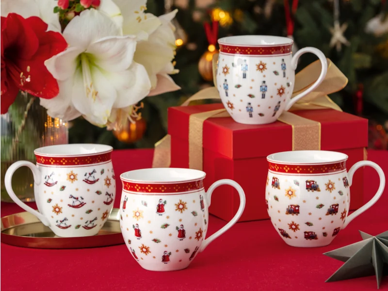 Villeroy & Boch Toy's Delight Jubiläums-Becher Set 4tlg
