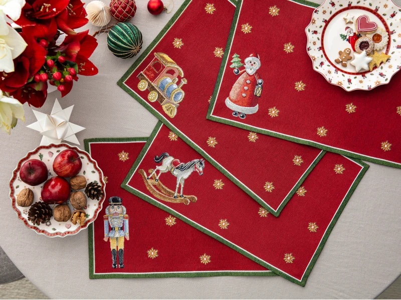 Villeroy & Boch Toy's Delight Jubiläums-Set Gobelin Platzset 4tlg