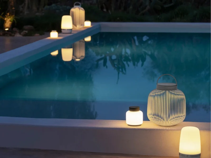 Blomus FAWN LED-Lampe seidengrau 13cm