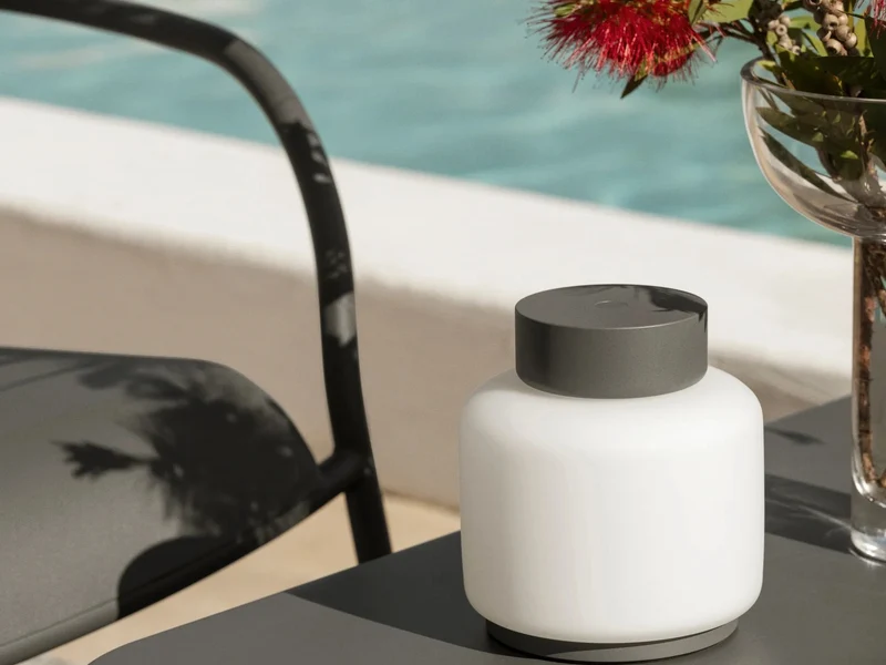 Blomus FAWN LED-Lampe granitgrau 13cm
