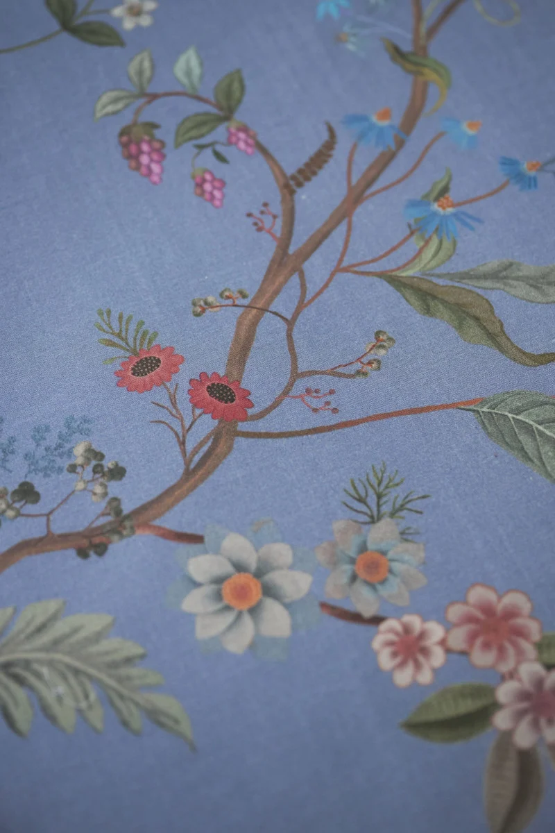Pip Studio Bustani Bettwäsche blau 135x200cm (1 Stück)