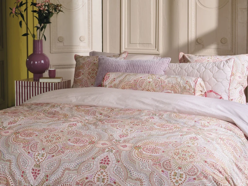 Pip Studio Moon Flower Bettwäsche hellrosa 135x200cm (1 Stück)