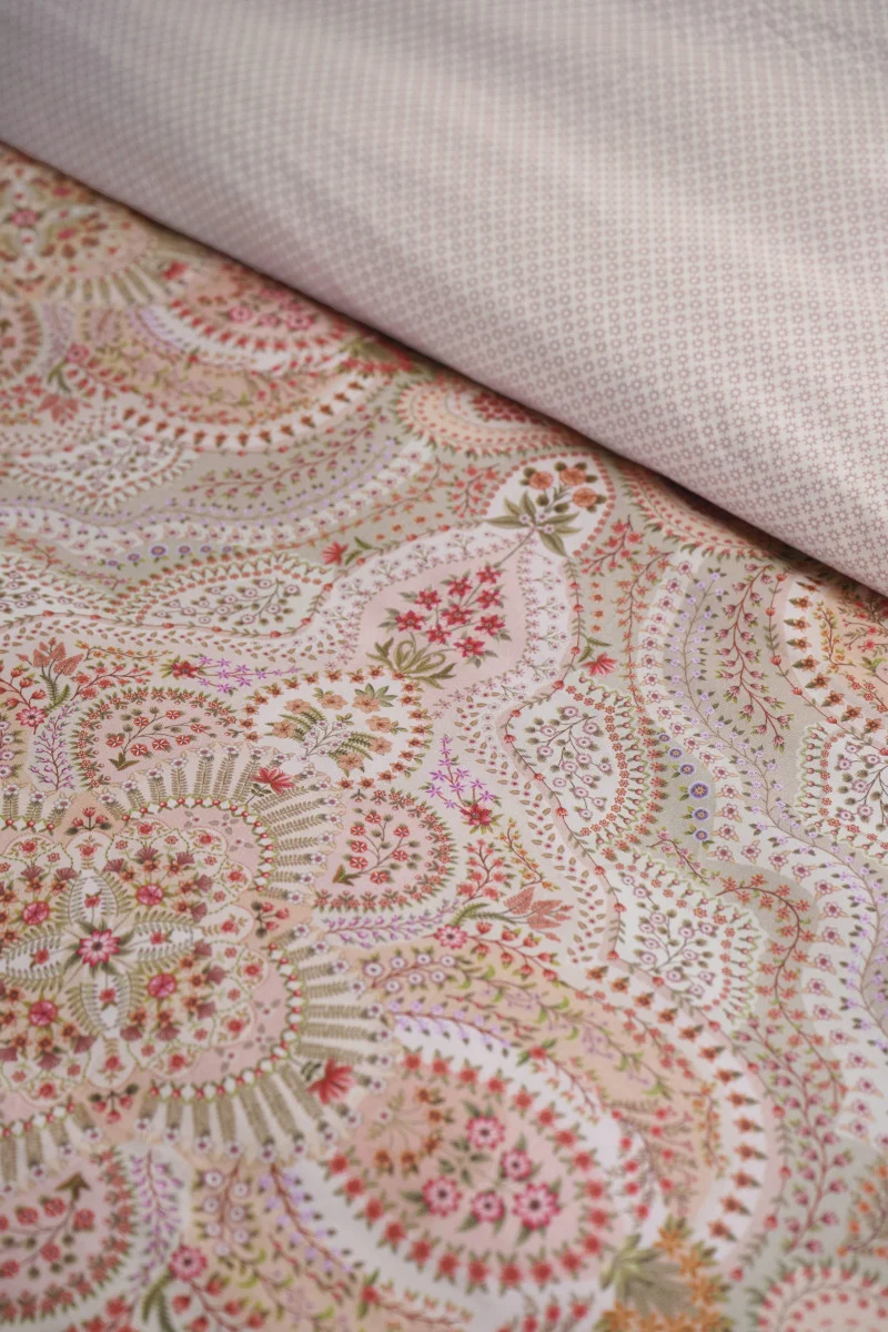 Pip Studio Moon Flower Bettwäsche hellrosa 135x200cm (1 Stück)