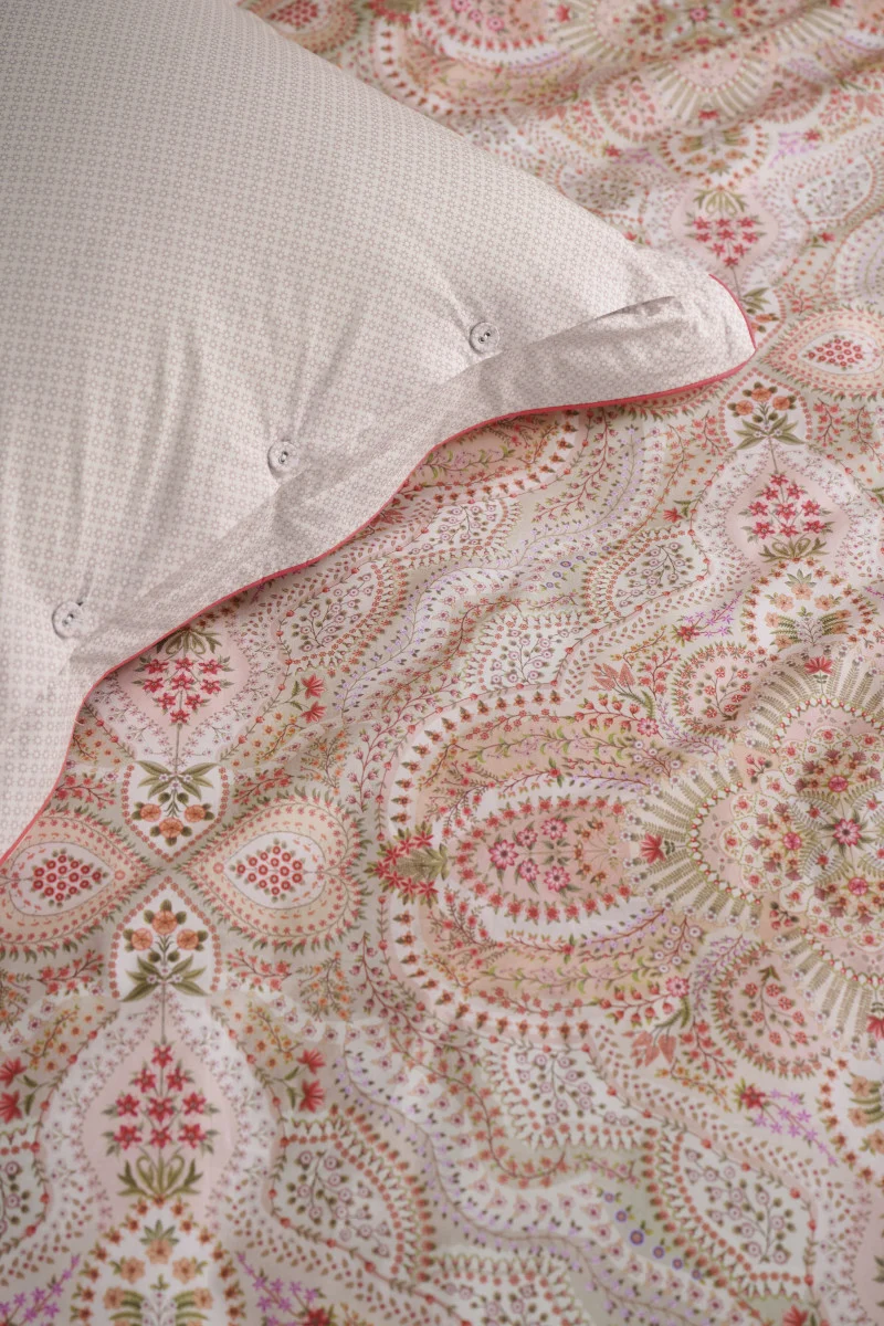 Pip Studio Moon Flower Bettwäsche hellrosa 135x200cm (1 Stück)