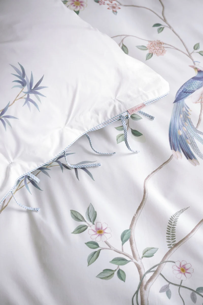 Pip Studio Bamboo Blossom Bettwäsche weiß 135x200cm (1 Stück)
