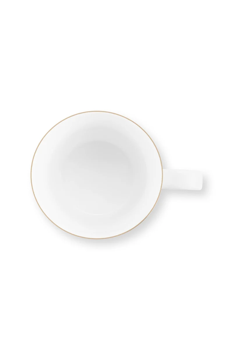 PIP STUDIO Love Birds Medaillon Hirsch Tasse dunkelgrün 0,3l
