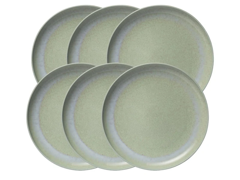 like. by Villeroy & Boch Perlemor Alga Frühstücksteller 24cm Set6