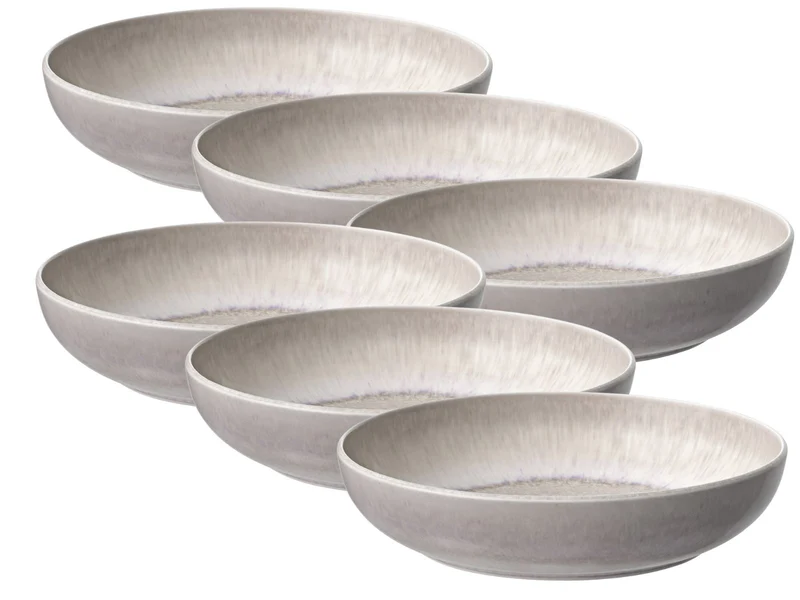 like. by Villeroy & Boch Perlemor Sand Pastaschale 22 cm Set6