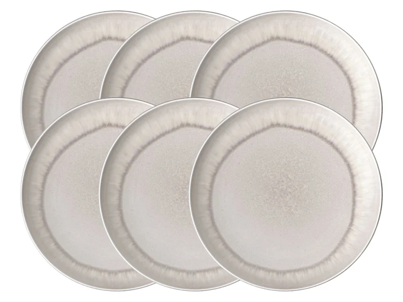 like. by Villeroy & Boch Perlemor Sand Frühstücksteller 24 cm Set6