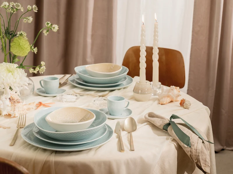 Rosenthal Junto Opal Green/Dune Kombiset Espresso 24tlg