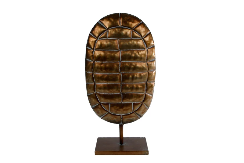 Unterteller "Timhothy" L gold Metall 26x19x2cm