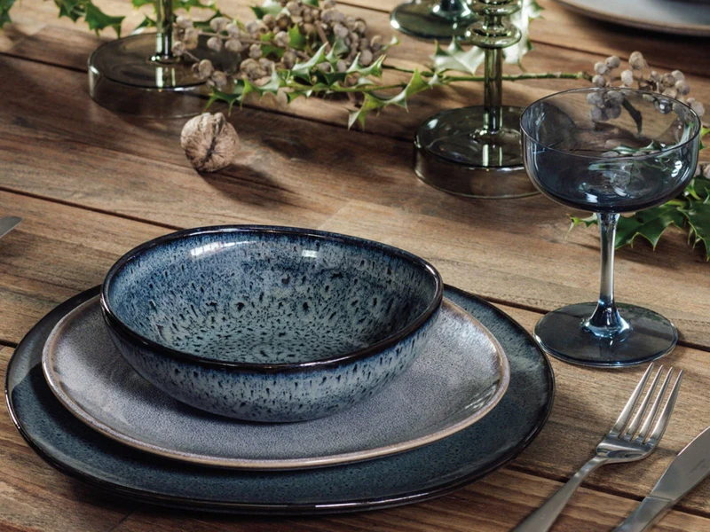 like. by Villeroy & Boch Lave gris Tafelset 8tlg