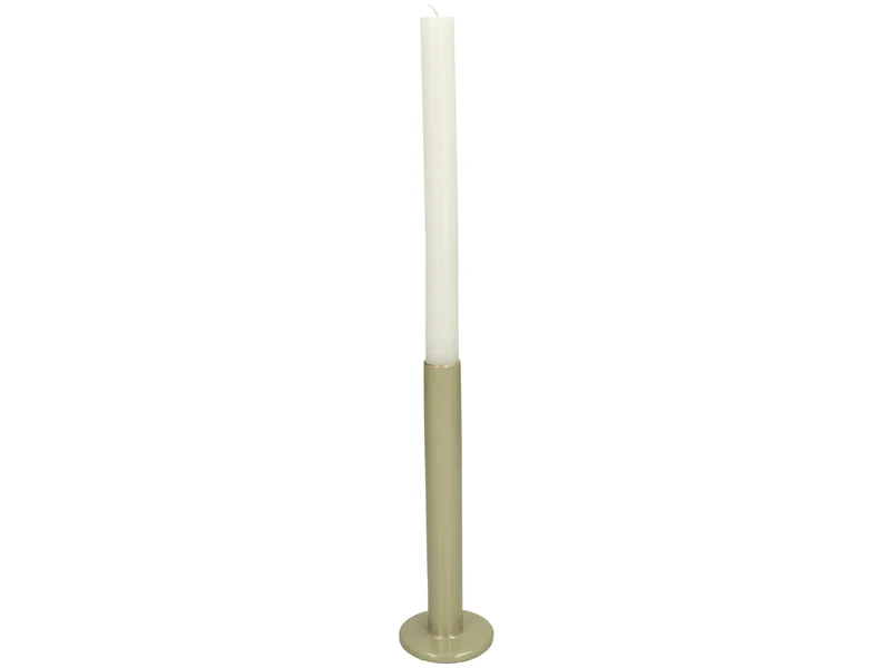 Kerzenhalter Perlen Polyresin Beige 10.8x10.8x19.3cm