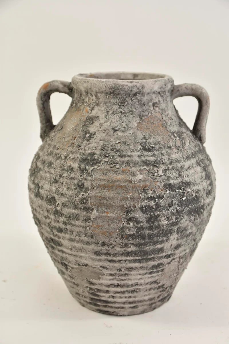 Flachmann ''Raw'' mit Ohr 18x18x19cm Grau