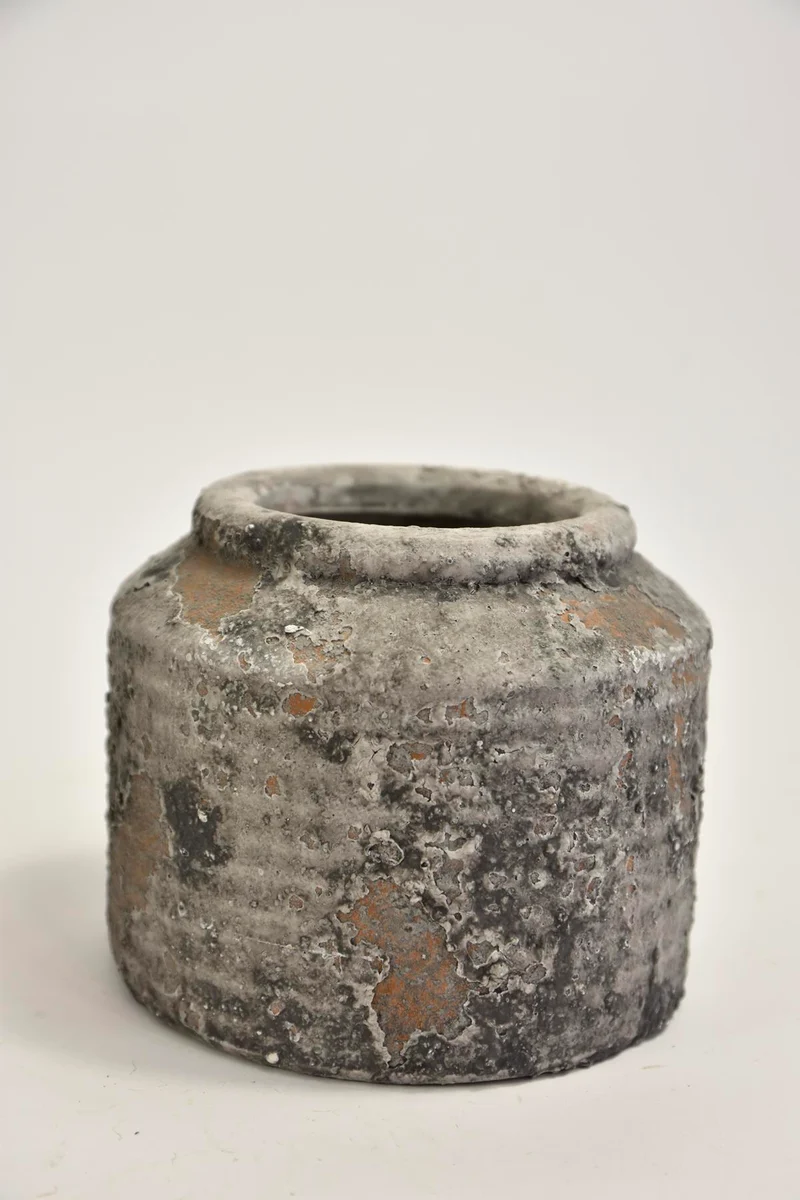Krug ''Raw'' mit 2 Ohren 14x14x16cm Grau