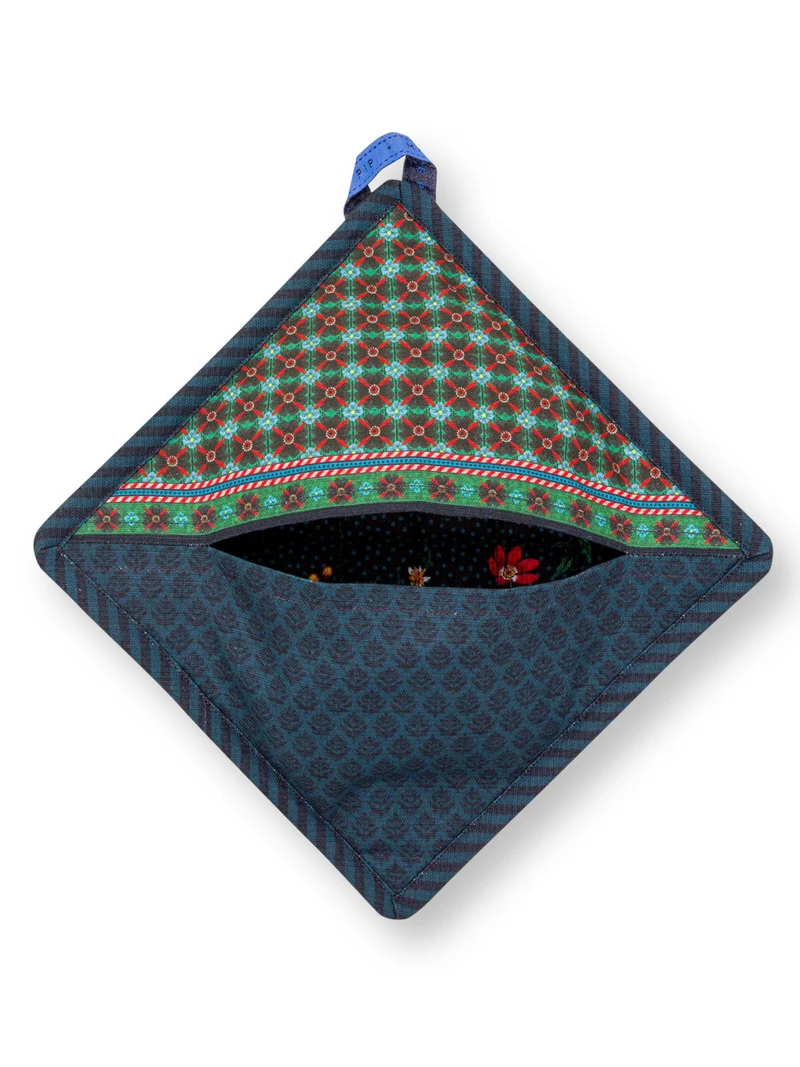 PIP STUDIO Square Berry Blues Topflappen blau 22cm