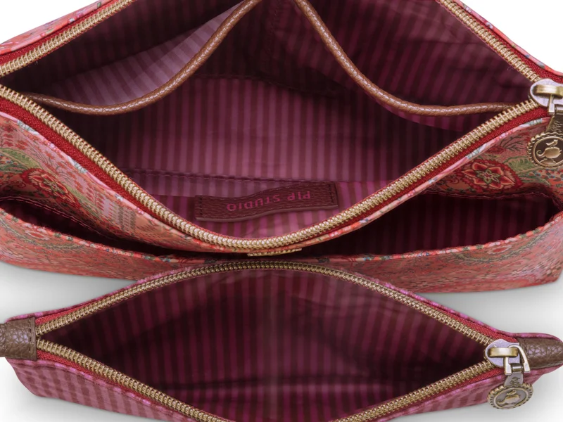 PIP STUDIO Caryn Kosmetiktasche Combi Jabali rot 26cm