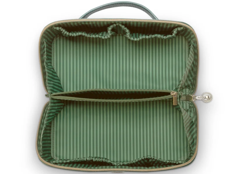 PIP STUDIO Cyrille Kosmetiktasche Medium grün 23,5cm