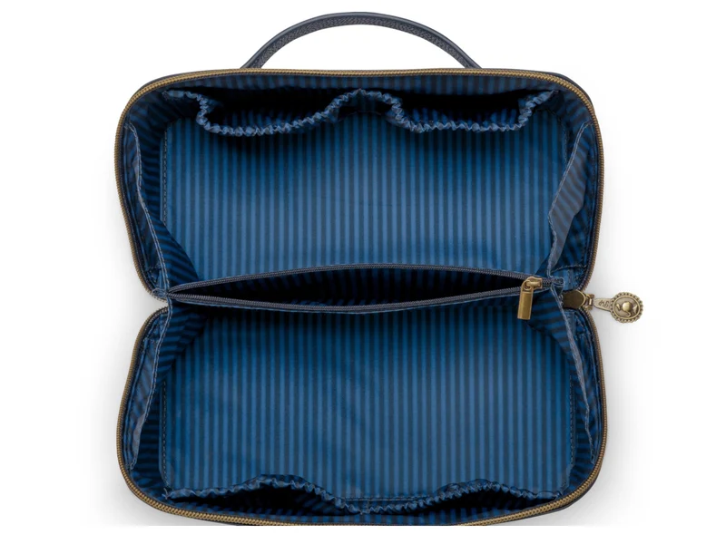 PIP STUDIO Cyrille Kosmetiktasche Medium blau 23,5cm