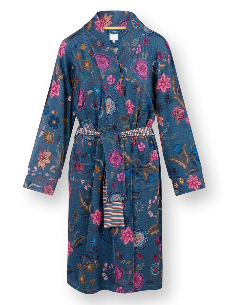 PIP STUDIO Nisha Kimono Flower Blue XL