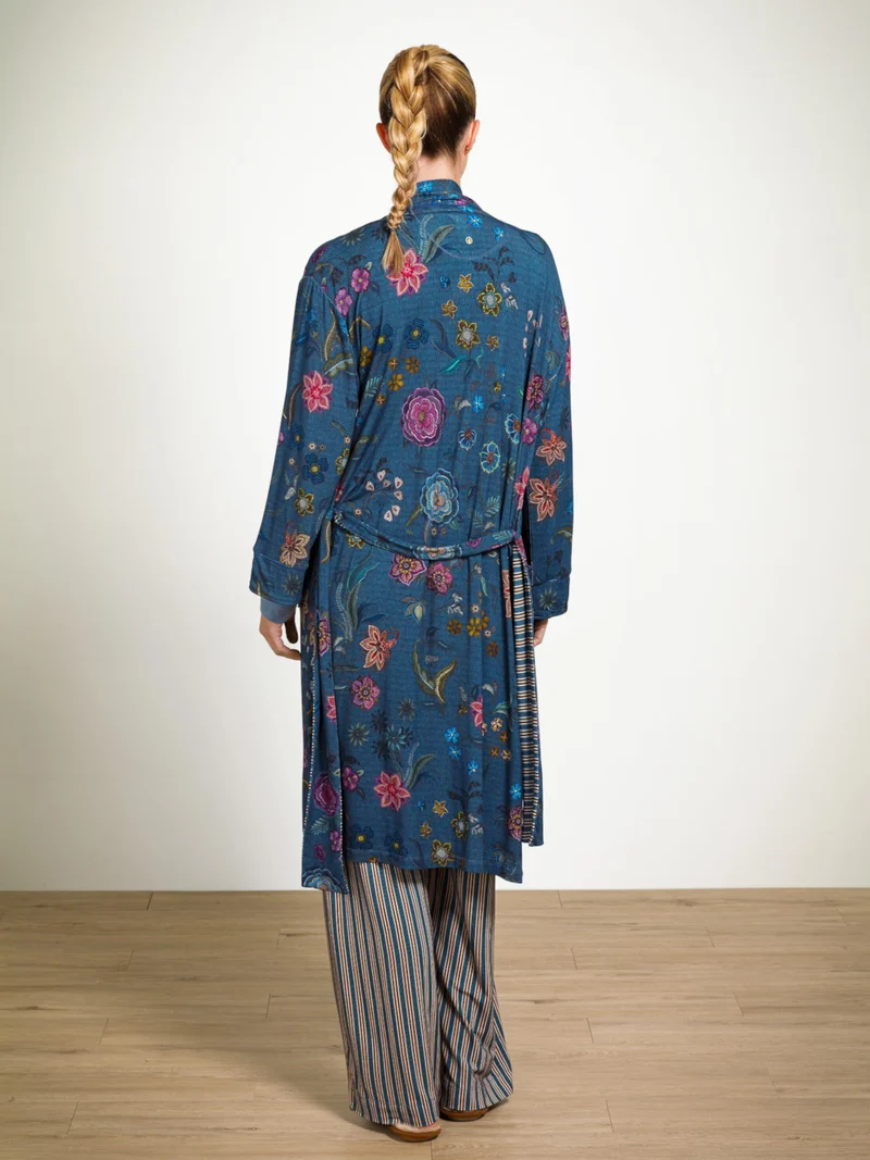 PIP STUDIO Nisha Kimono Flower Blue XS