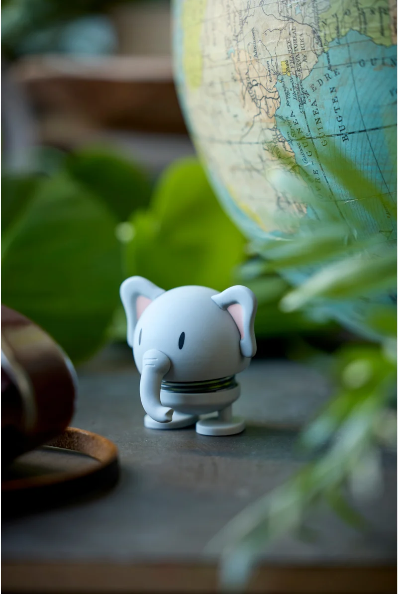 Hoptimist Soft Elephant S Grey 6cm