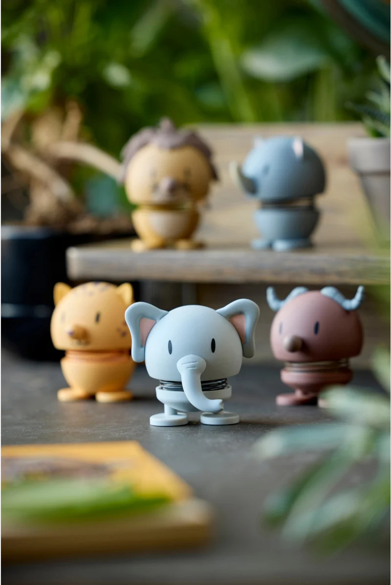 Hoptimist Soft Elephant S Grey 6cm