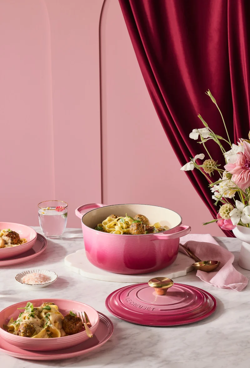 Le Creuset Bräter Signature rund berry 31cm