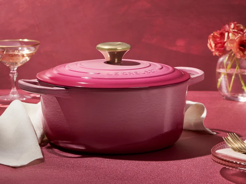 Le Creuset Bräter Signature rund berry 24cm