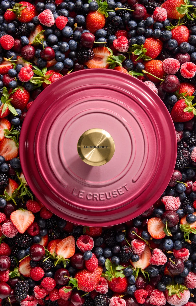 Le Creuset Bräter Signature rund berry 24cm