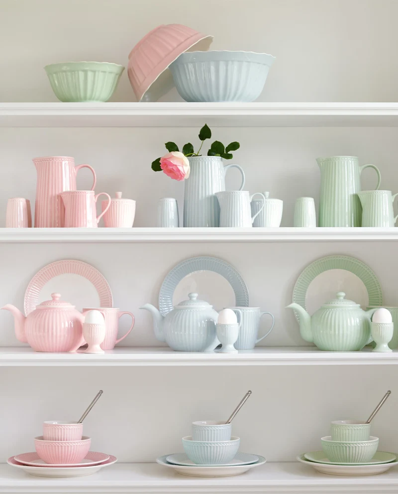 Greengate Alice Müslischale pale pink 14 cm Set6
